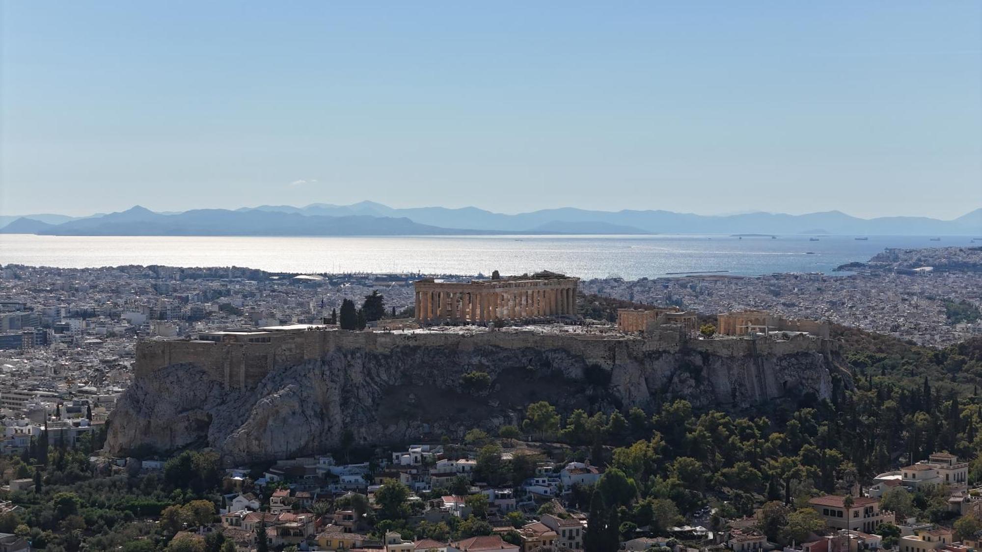 Parthenon And Syntagma Square View Apartment Athens Exterior photo