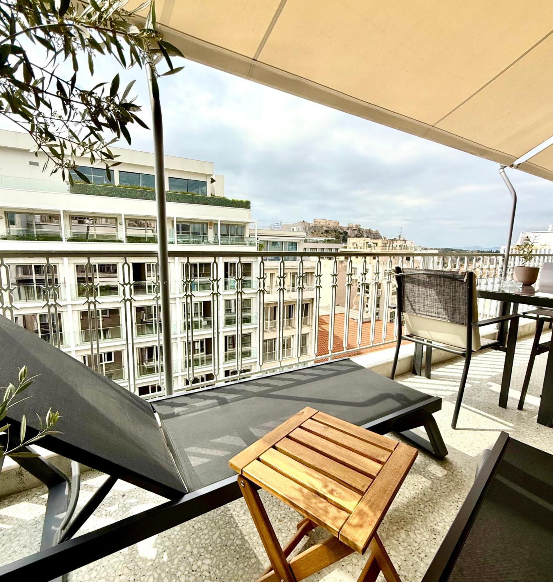Parthenon And Syntagma Square View Apartment Athens Exterior photo