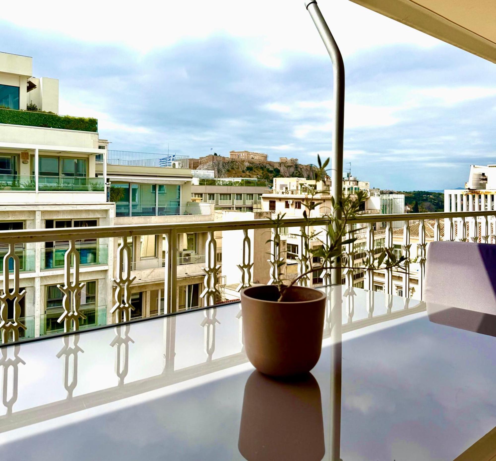 Parthenon And Syntagma Square View Apartment Athens Exterior photo